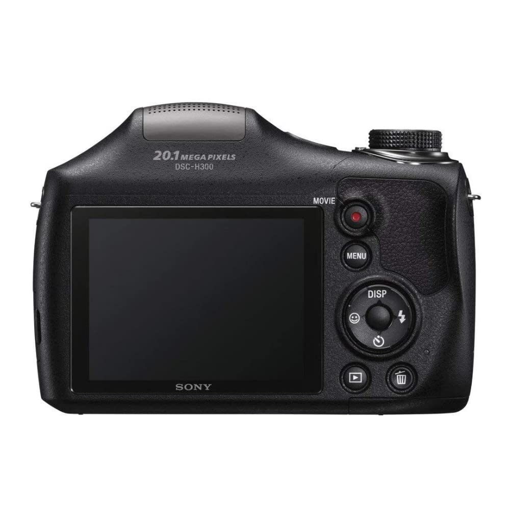 Sony Cyber-shot DSC-H300 AA battery operation for on-the-go photography.