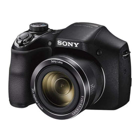 Sony Cyber-shot DSC-H300 front view showing comfortable handling.