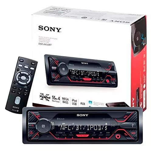 Sony DSX-A410BT dual Bluetooth setup enables hands-free use for two phones.
