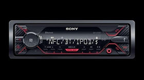 Sony DSX-A410BT USB audio input for quick playback.