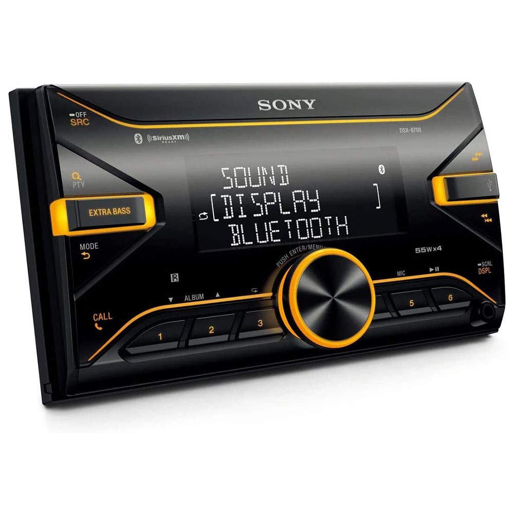 Sony DSX-B700 4x55W amplification delivers clear, powerful car audio.