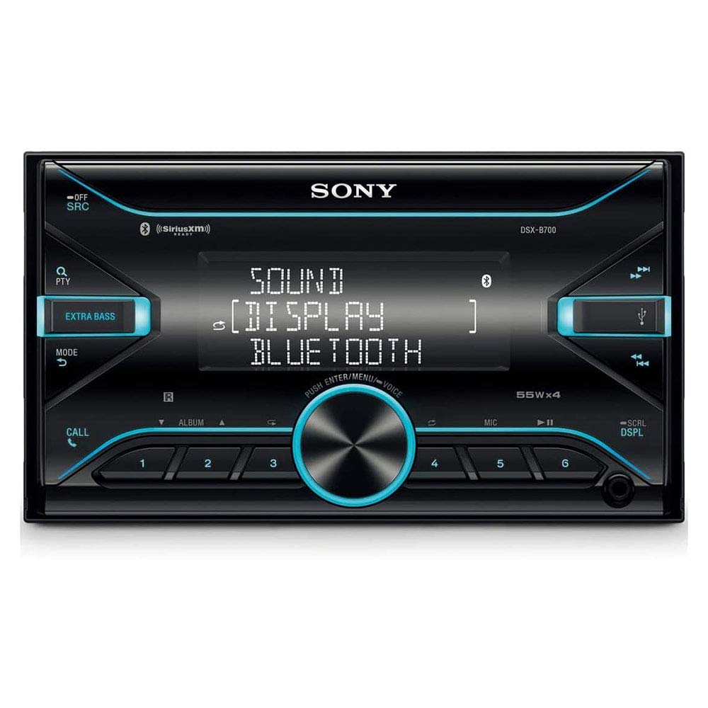 Sony DSX-B700 dual Bluetooth connection enables hands-free calls and music streaming.