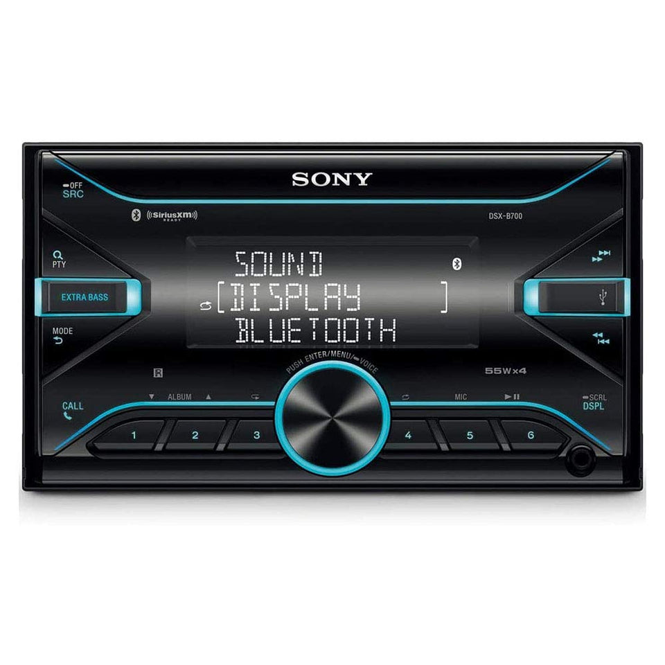Sony DSX-B700 dual Bluetooth connection enables hands-free calls and music streaming.