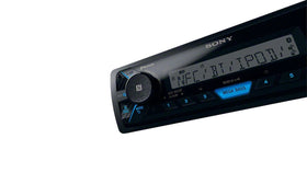 Sony DSXM55BT SiriusXM ready panel enabling satellite radio on coastal trips