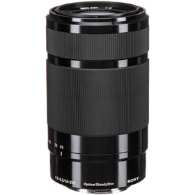 Sony E 55-210mm lens zoomed for telephoto wildlife shots with OSS