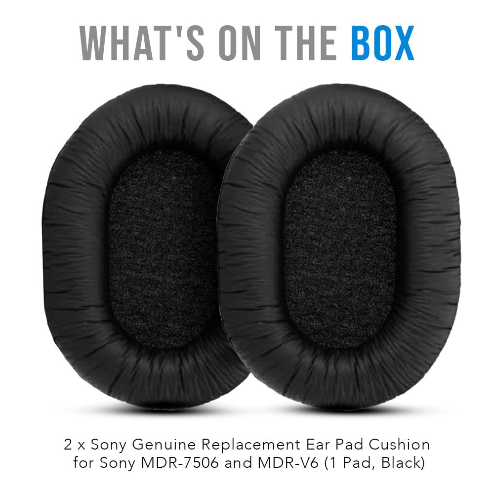 Sony ear pads inner dimensions 60mm by 34mm for secure seating