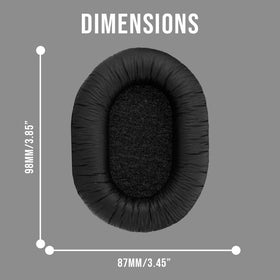 Sony ear pads leatherette cover detail for durable comfort