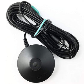 Sony ECM-AC2 calibration mic front view shows measurement capabilities for precise speaker balancing