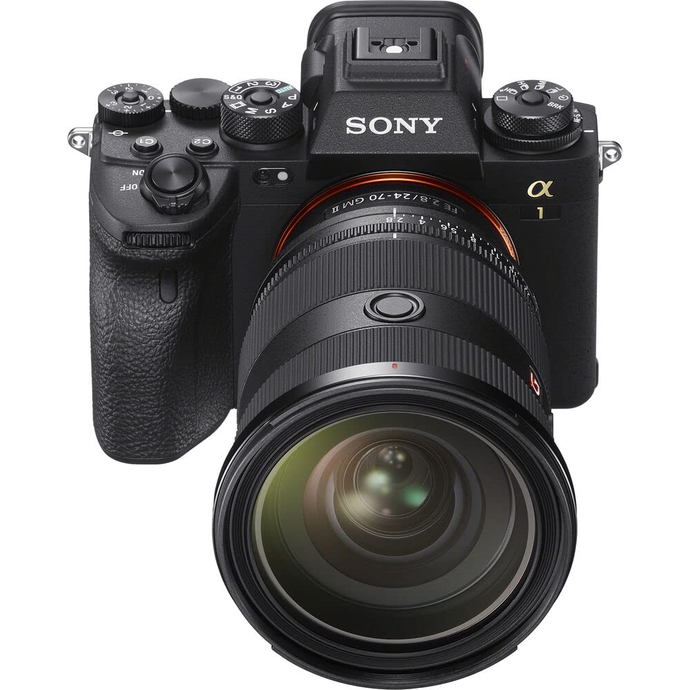 Sony FE 24-70mm GM II lens side profile showing compact design and balance