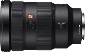 Sony FE 24-70mm f/2.8 GM lens side profile, compact build for everyday shooting.