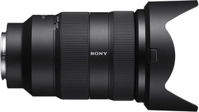 Sony FE 24-70mm f/2.8 GM lens zoom ring close-up for precise control.