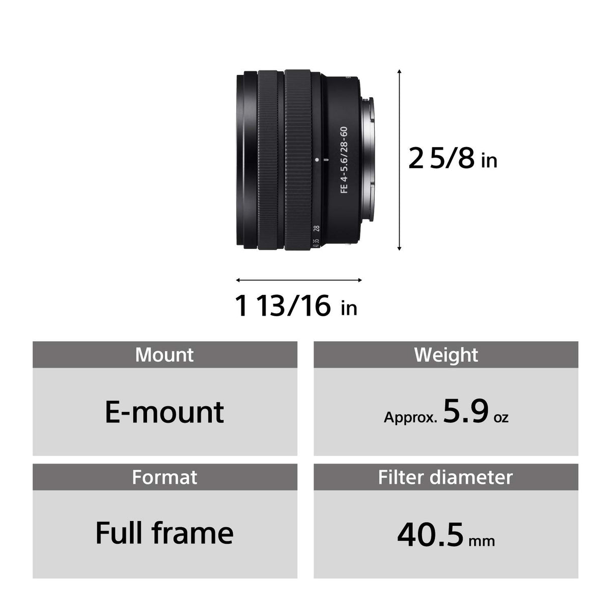 Sony FE 28-60mm lens video setup demonstrates versatile performance for moviemaking and photos.