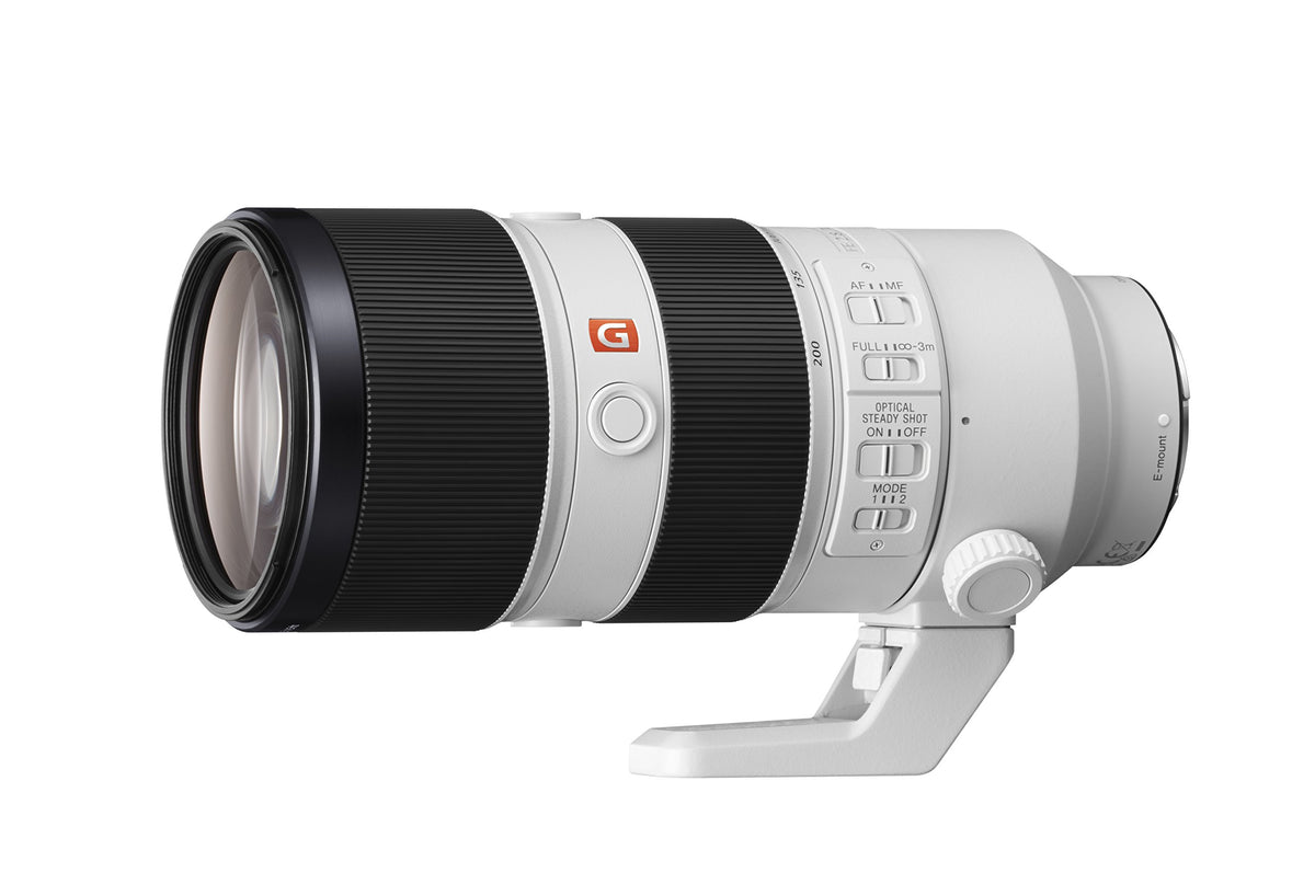 Sony FE 70-200mm f/2.8 GM OSS lens with fast AF and stabilized reach for telephoto storytelling