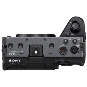 Sony FX30 supports user LUTs on display and HDMI output.