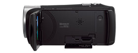 Sony HDR-CX405 2.7-inch LCD display for easy framing.