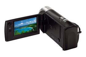 Sony HDR-CX405 face detection optimizes exposure during shoots.