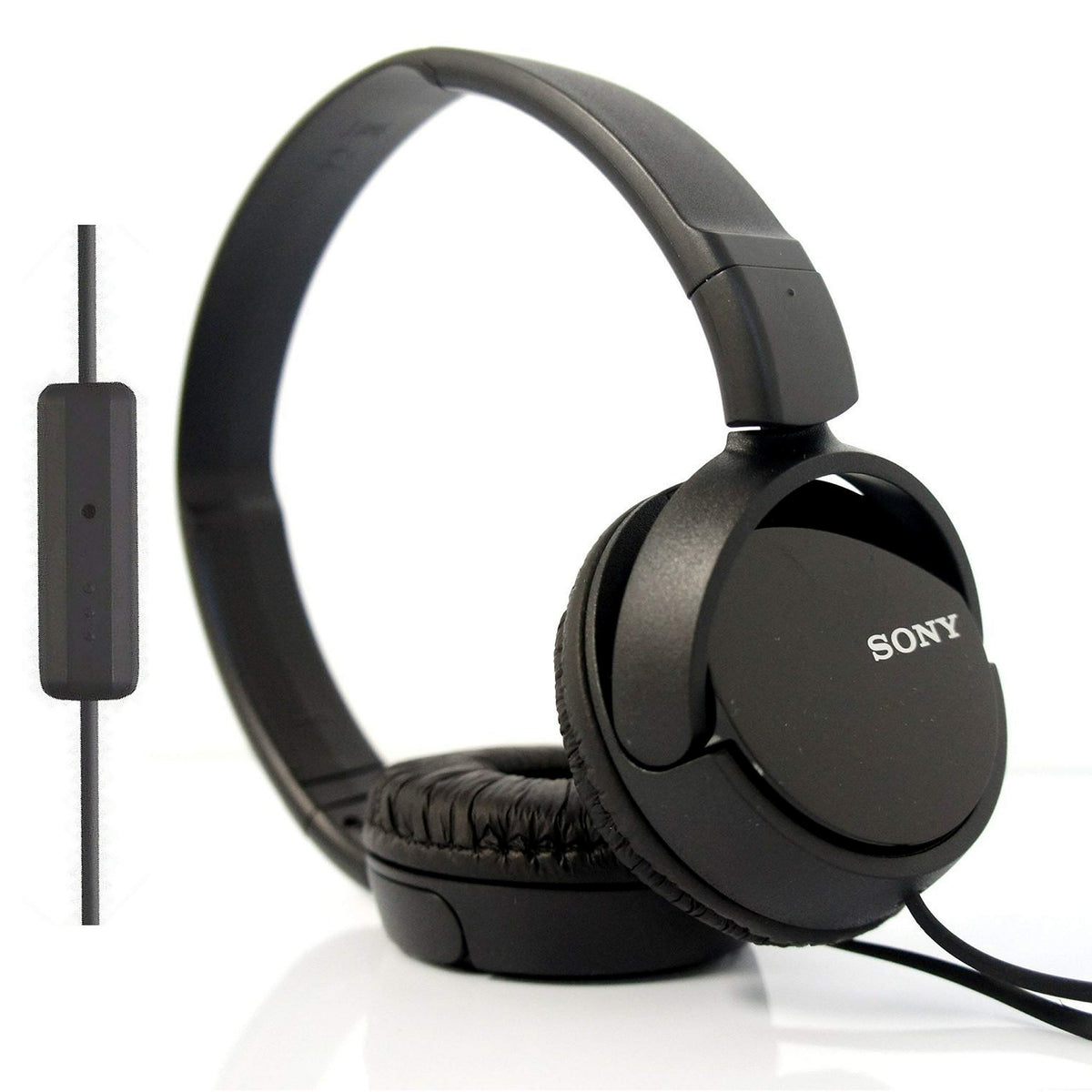 Sony closed-back design seals in sound for focused listening on the go.