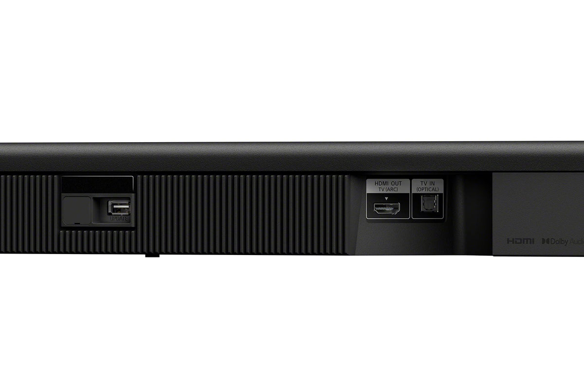 Sony HT-S400 wall-mountable design sits flush against the wall.