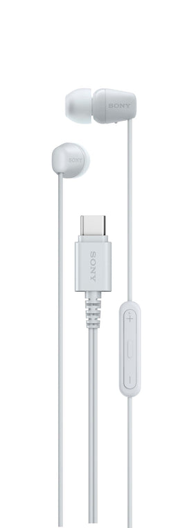 Sony IER-EX15C earbuds compact design for portable listening on the go.