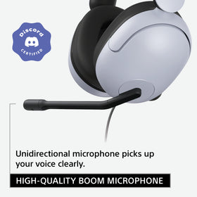 Sony INZONE H3 earpads closeup highlighting plush nylon padding for extended comfort.