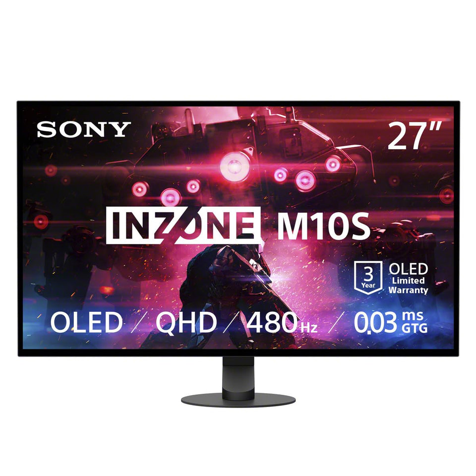 Sony INZONE M10S OLED immersion for smooth motion and vivid contrast in gaming