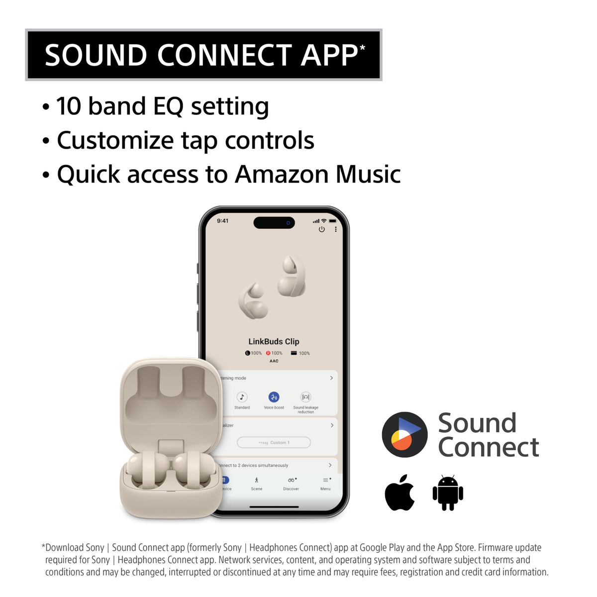 Sony LinkBuds Clip up to 37 hours total battery life.