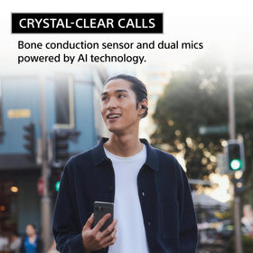 Sony LinkBuds Clip IPX4 water resistance during workouts