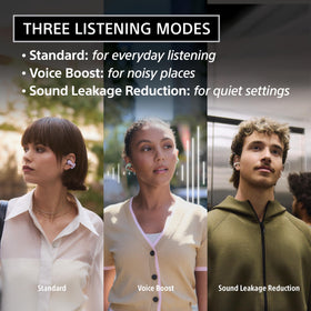 Sony LinkBuds Clip three listening modes adapt to any setting