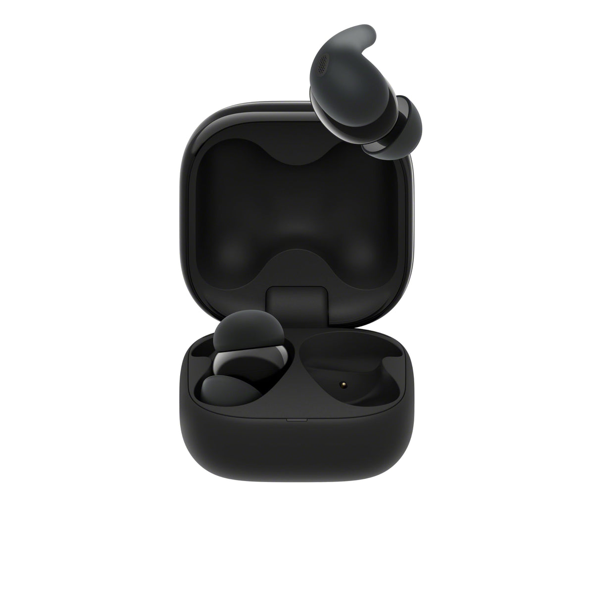 Sony LinkBuds Fit adaptive sound control learns routines for tailored listening.