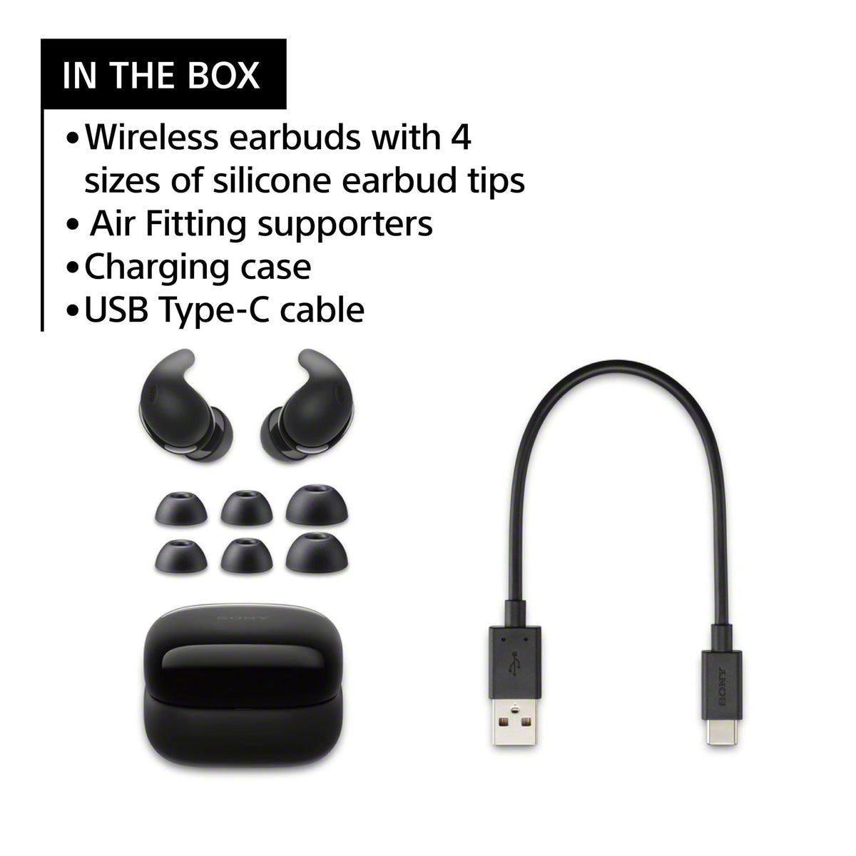 Sony LinkBuds Fit touch controls for quick volume and playback