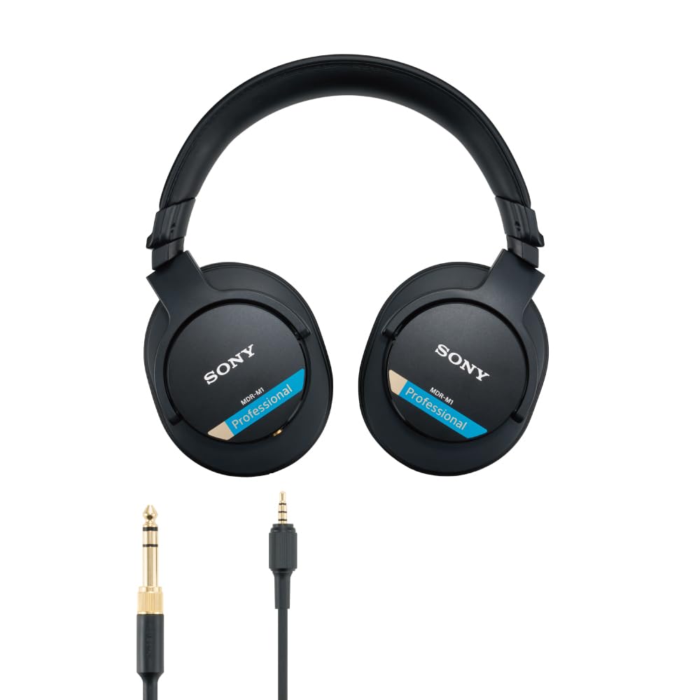 Sony MDR-M1 comfort pads provide long-session wearability.