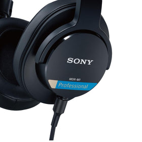 Sony MDR-M1 screw-in adapter ensures secure connections.