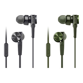 Sony MDR-XB75AP B angled earpiece system enhances comfort and isolation