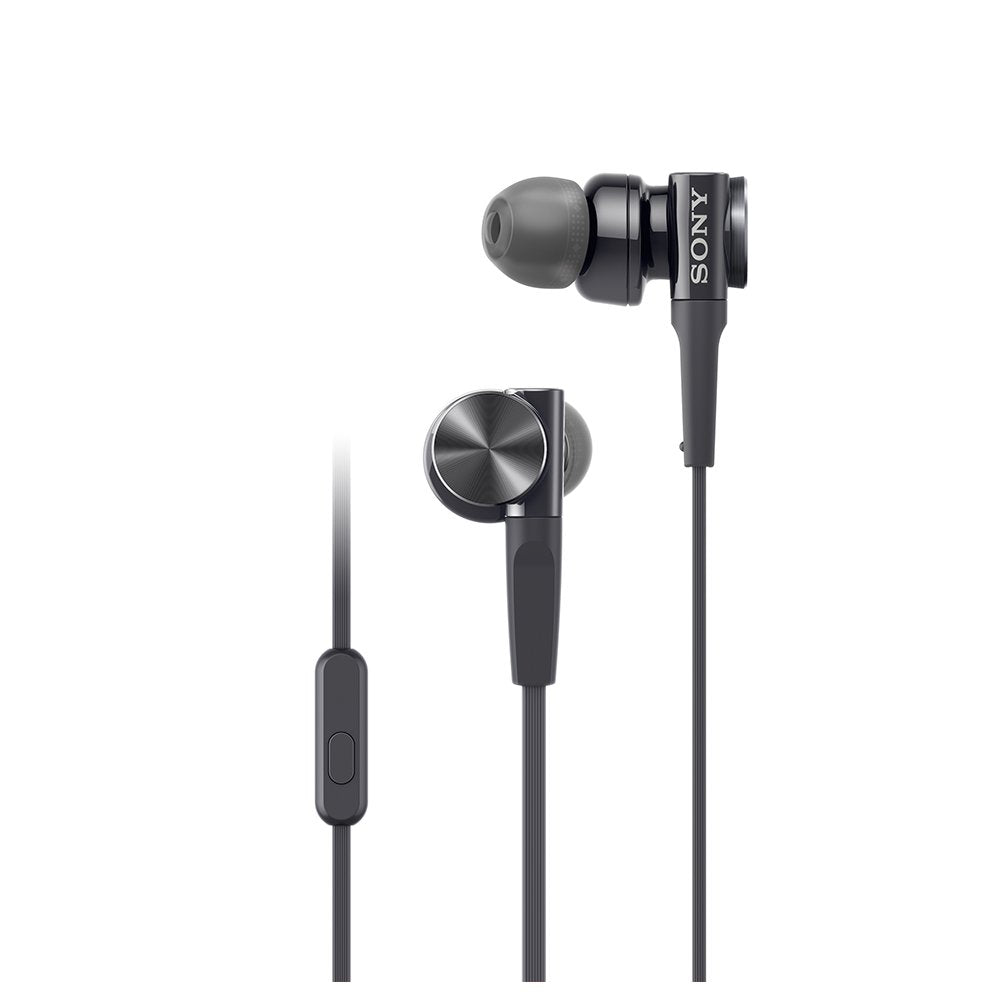 Sony MDR-XB75AP B base booster inside shell delivering deep bass