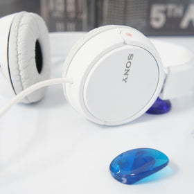 Sony MDR-ZX110 swivel design and lightweight build for easy storage.