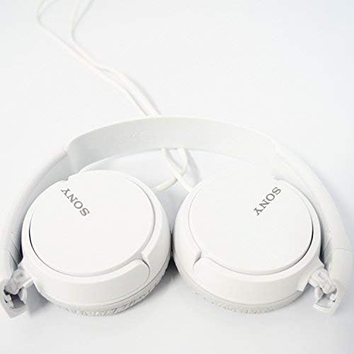 Sony MDR-ZX110 white finish adds a sleek, modern look.