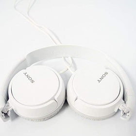 Sony MDR-ZX110 white finish adds a sleek, modern look.
