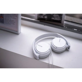 Sony MDR-ZX110AP compact design perfect for commuting and travel.