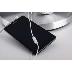 Sony MDR-ZX110AP in-cord media playback controls for hands-free operation.