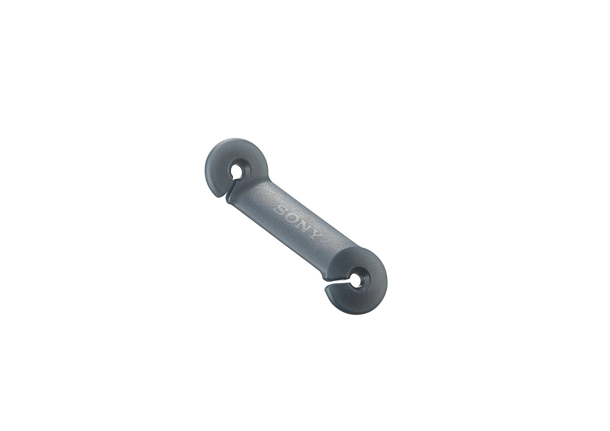 Sony earbud close-up highlighting neodymium driver housing and comfort fit