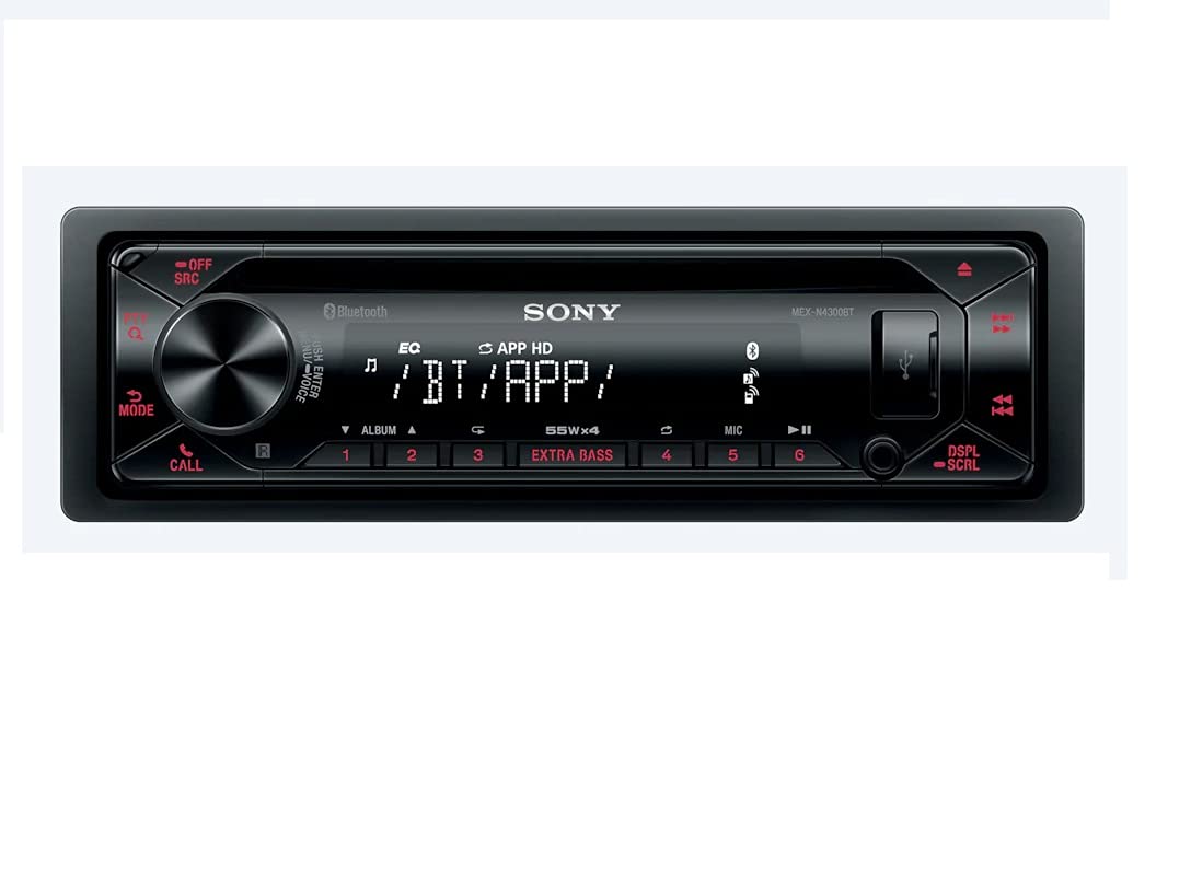 Sony MEX-N4300BT Bluetooth pairing for quick device connection.