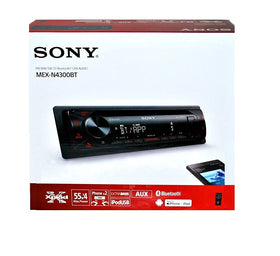 Sony MEX-N4300BT front panel for easy access while driving.