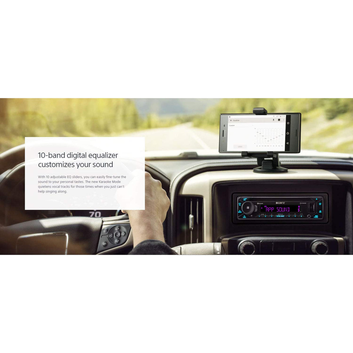 Sony MEX-N5300BT Bluetooth hands free calling and streaming on the road