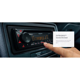 Two zone illumination on the Sony MEX-N5300BT matches your car interior