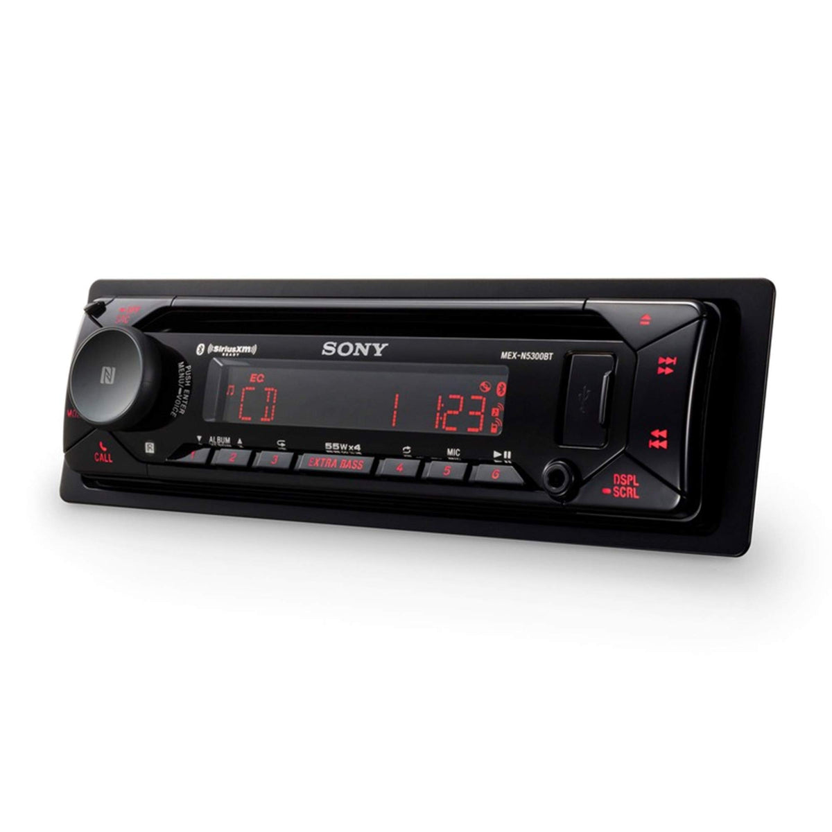USB port on the Sony MEX-N5300BT for quick music transfer and charging
