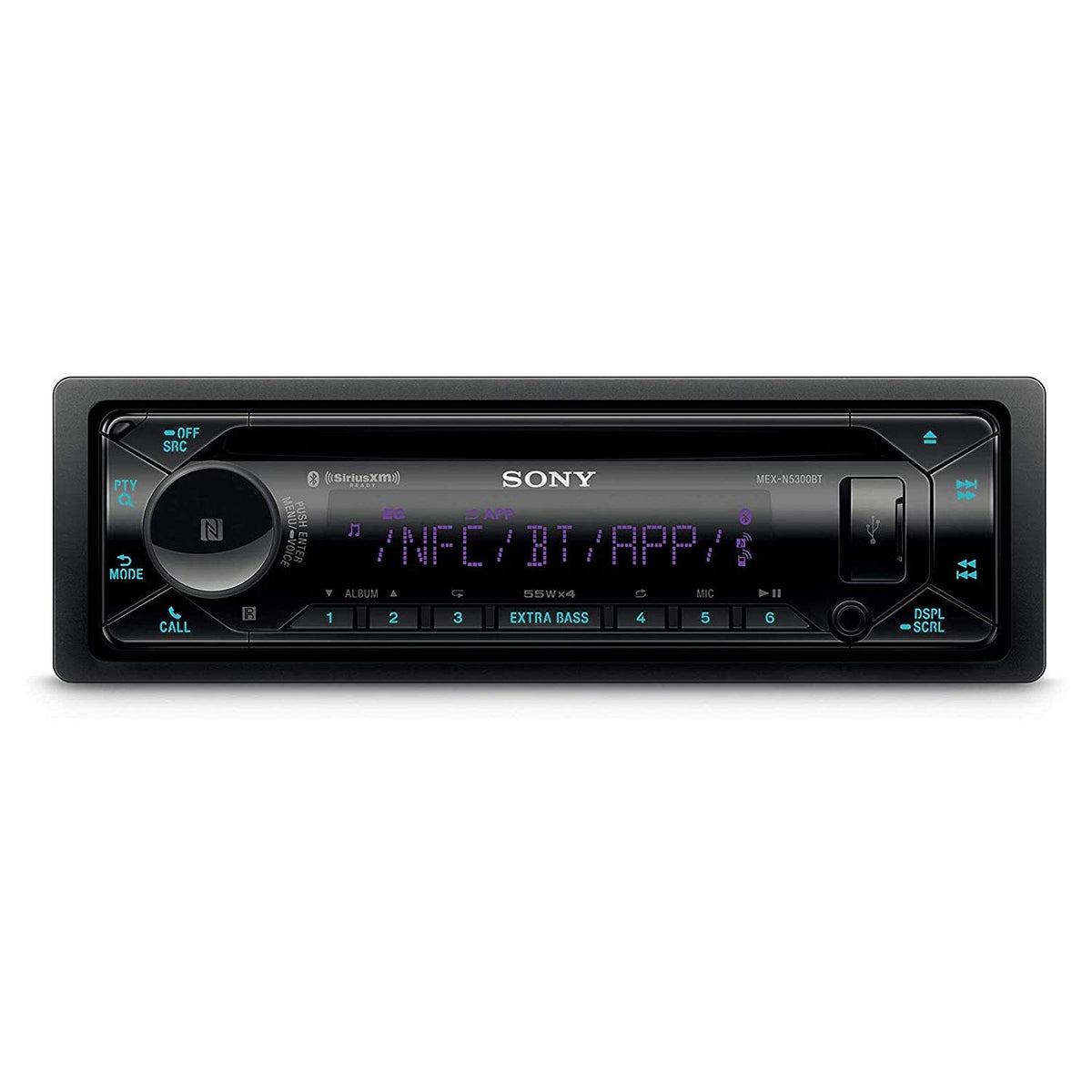 Sony MEX-N5300BT dual Bluetooth enables hands free calls and wireless music