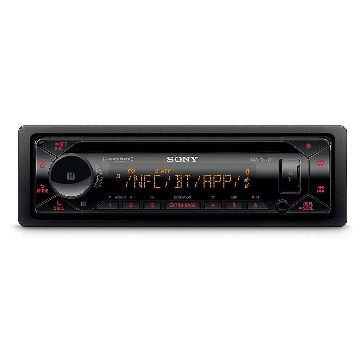 Sony MEX-N5300BT dual Bluetooth supports two smartphones for safer driving