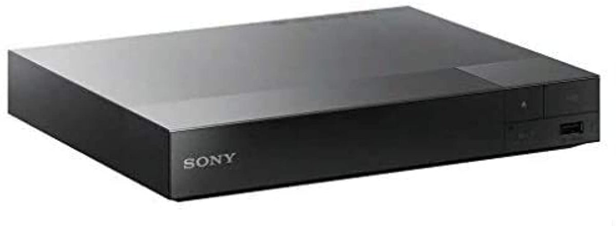 Sony multi-zone Blu-ray player front view highlighting region-free playback.