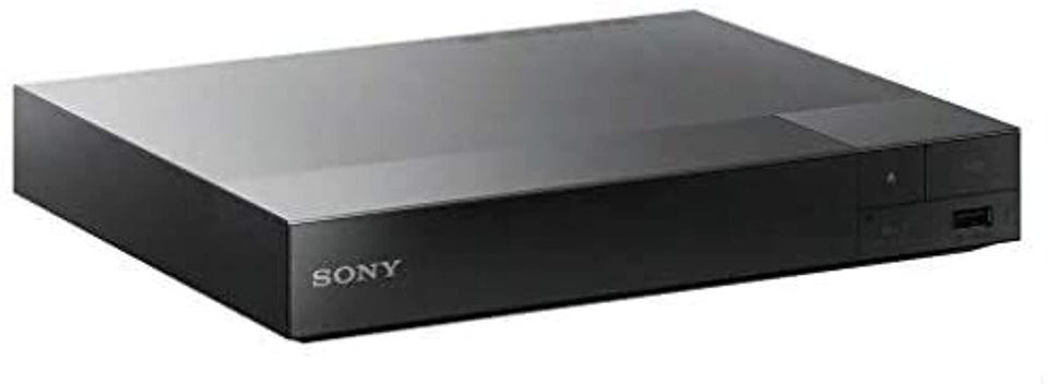 Sony multi-zone Blu-ray player front view highlighting region-free playback.