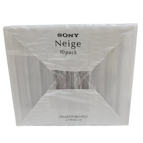 Sony Neige blank disc pack of 10, ready for reliable digital recording.